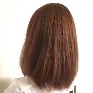 セミロング カラー 似合わせボブ💓/ 美髪縮毛✨豊嶋龍佑のヘアスタイル