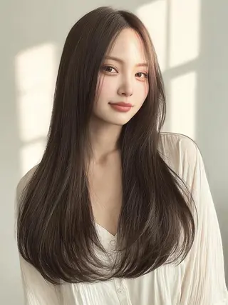 ロング 縮毛・髪質改善🩰 mai🐰ྀི🤍のヘアスタイル