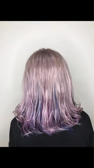 セミロング カラー どんな髪の悩みも解決 します✨田嶋俊一✨のヘアスタイル