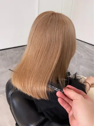 カラー ハイトーン✨髪質 改善🫧/RYOのヘアスタイル