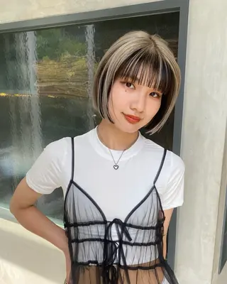 ショート カラー 村田 りょうやのヘアスタイル