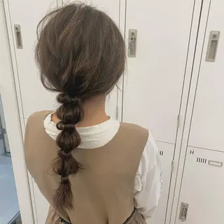 ロング カラー YUNA ユウナのヘアスタイル