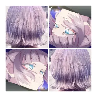 ショート カラー GARU-ガル-所属・TSUNO🦖 派手髪/オタク美容師のヘアスタイル