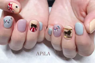 ネイル APiLA 甲斐田のネイルデザイン