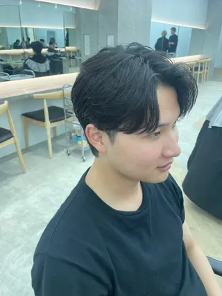 カラー パーマ メンズ メンズパーマ/名駅 /kyogo🦔のヘアスタイル