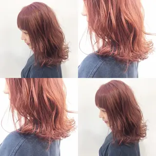 セミロング カラー 🌻Insta指名 NO.1🌻Shoのヘアスタイル