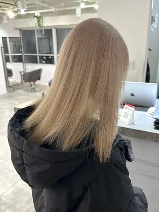 カラー ハイトーン✨髪質 改善🫧/RYOのヘアスタイル