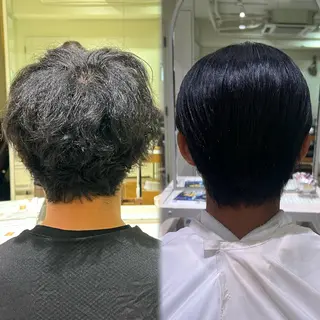 メンズ 透明感カラー🫧/ アレンジ🎀池田優紀のヘアスタイル
