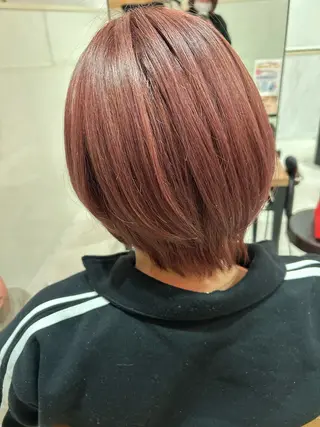 ミディアム 大山 莉奈のヘアスタイル