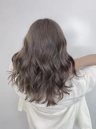 セミロング カラー ヘアアレンジ レイヤーカット/艶髪 🎀笠原 優花🎀のヘアスタイル