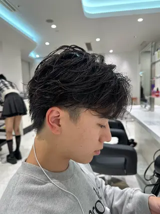 メンズ 🐺メンズパーマ マッシュ　あさひ🐺のヘアスタイル