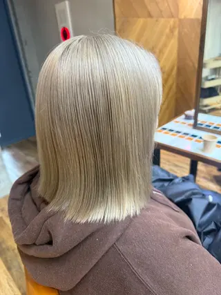 ミディアム カラー ヘアアレンジ 💞艶カラー/ ブリーチ💞ユウカのヘアスタイル