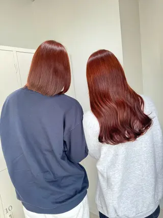 ロング カラー 店長 MANAMI /ブリーチ/骨格ボブのヘアスタイル