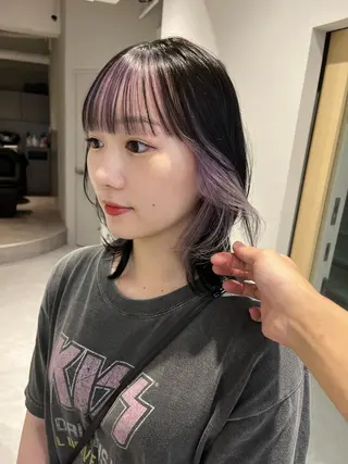 ショート ハイトーン/メンズ/ ボブ RINのヘアスタイル