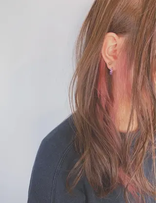 ロング カラー Lolonois梅田 /Okazaki:)のヘアスタイル