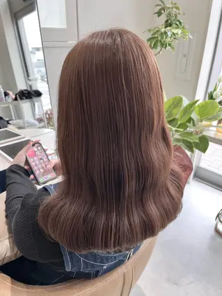 ロング カラー 暖色カラー／ ヘアセット🌛櫻井舞のヘアスタイル