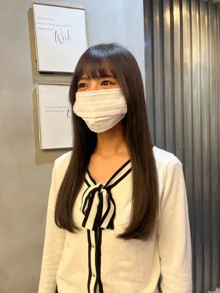 ロング カラー 渋谷で叶う美髪❤ ◎NATSUKI🤍のヘアスタイル