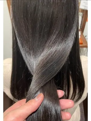 セミロング 透明感カラー/ ツヤ髪 石田のヘアスタイル