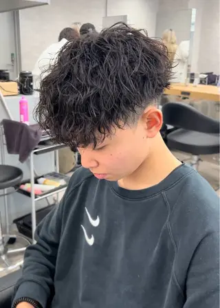 パーマ メンズ パーマ特化 まなるのヘアスタイル