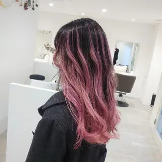 ロング カラー E Komo hair所属・Wow❕E Komo hair 永井一輝のヘアスタイル