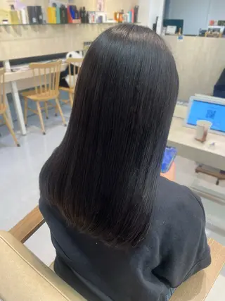 セミロング カラー かずや🍀/髪質改善 /艶髪カラー/眉毛のヘアスタイル