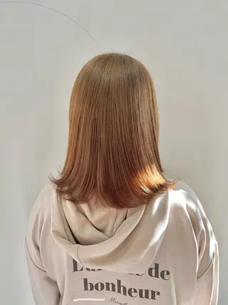 ミディアム カラー Kazaoka Saraのヘアスタイル
