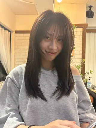 ロング hair&make FORS所属・宇留間 涼香のヘアスタイル