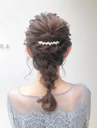 ミディアム ヘアアレンジ Blue所属・透明感カラー 🫰🏻💗 高橋舞のその他イメージ