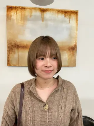 ショート CYAN by artefice所属・安達 萌花のヘアスタイル