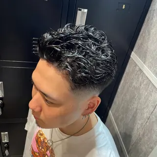 ショート カラー パーマ メンズ 🔥メンズ超特化🔥 青木海斗のヘアスタイル