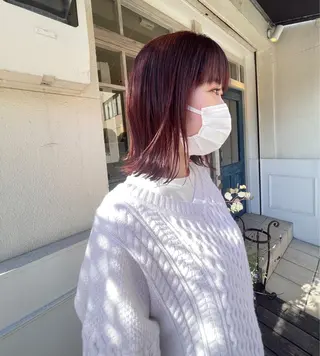 ショート カラー ホンダリサコ 透明感カラー/ボブのヘアスタイル