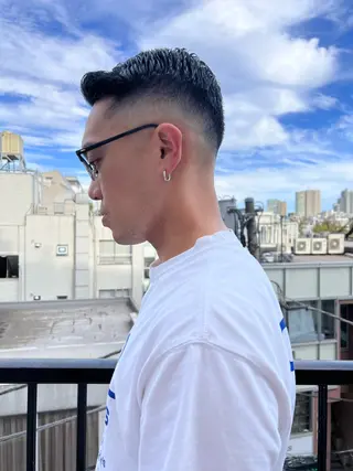 ショート メンズ メンズスタイリスト リュウジのヘアスタイル