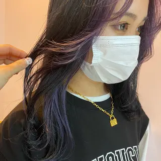 カラー 韓国風レイヤーカット 🍒サンジキ アカリのヘアスタイル