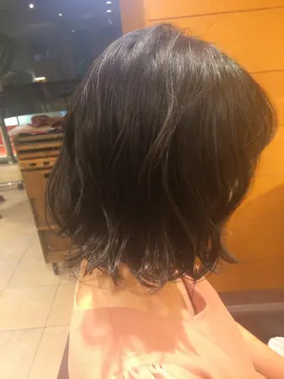 ショート カラー パーマ ヘアアレンジ メンズパーマの巨匠 鈴木純のヘアスタイル