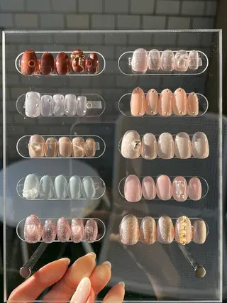 ネイル VIVA NAIL所属・自爪を傷つけない フィルイン3500円のネイルデザイン