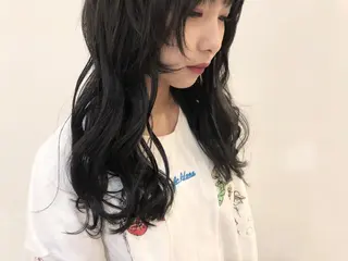 ロング 美髪改善・ストレート 🌿エクステ/カンジのヘアスタイル