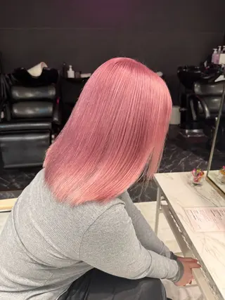 セミロング カラー ハイトーンレイヤー 🦋🌷Shuriのヘアスタイル