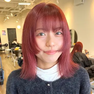 ミディアム カラー &so.／ meru🐑🌱のヘアスタイル