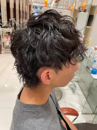 パーマ メンズ 金井 郁弥のヘアスタイル