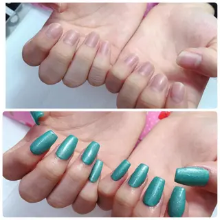 ネイル 深爪を断らない スカルプ高評価店のネイルデザイン