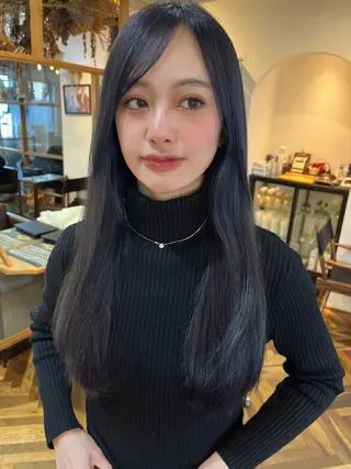 ロング カラー HOMIE TOKYO所属・sora / 渋谷 / ハイトーンのヘアスタイル