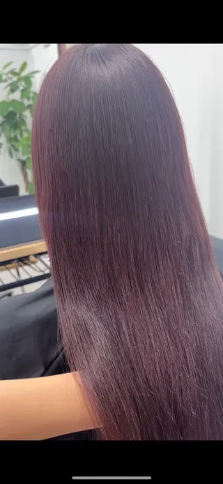 ロング ハイトーンヘアセット 🦋yuri🦋のヘアスタイル