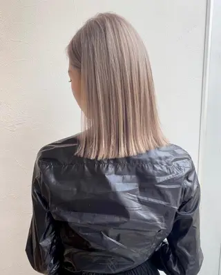 ミディアム カラー Pia/KIRIA /福岡美容室のヘアスタイル