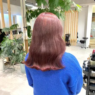 セミロング カラー THE ESCALA 町田所属・町田縮毛矯正/ 髪質改善/美髪特化のヘアスタイル