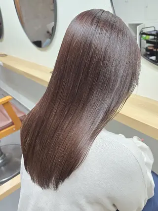 ロング カラー 渡辺祐輔 透明感🫧艶カラー✨のヘアスタイル
