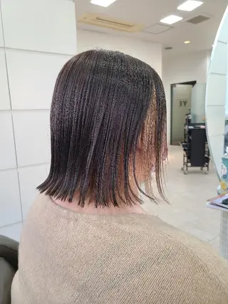 ミディアム GO TODAYシェアサロン岡山店所属・🎗️髪質改善・美髪 艶髪🥇小西邦生のヘアスタイル