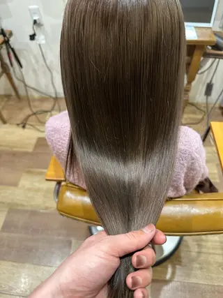 ロング カラー 透明感カラー/韓国風 /髪質改善/ゴトウのヘアスタイル