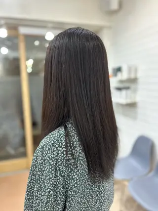 ロング 原 夢歩のヘアスタイル