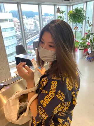 ミディアム 【代表】 辻龍樹のヘアスタイル