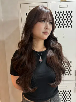 ロング AIRI🦋 韓国ヘアのヘアスタイル